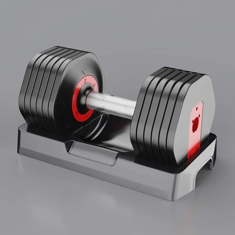 Hanteln Männer und Frauen Heimfitnessgeräte Kurzhanteln mit Gummiummantelung und einstellbarem Gewicht Bodybuilding Groß Fitness