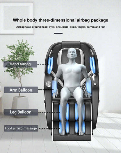 OEM Modern Shiatsu Massager Blood Circulation SL Track Full Body Luxury 4d Ai Zero Gravity Massage Chair