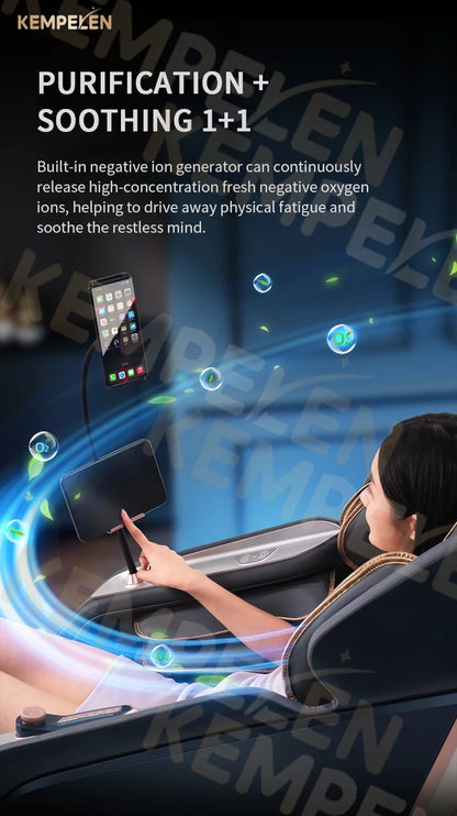 Dual-Core 4D All-in-One Massage Chair | Full Body SL Track & Zero Gravity | Advanced Leg & Foot Comfort