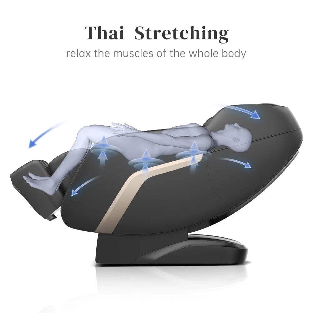 4D SL Airbag Zero Gravity full body Massage Chair Home 3D Office Foot Roller Shiatsu Office Chair Massage Sofa