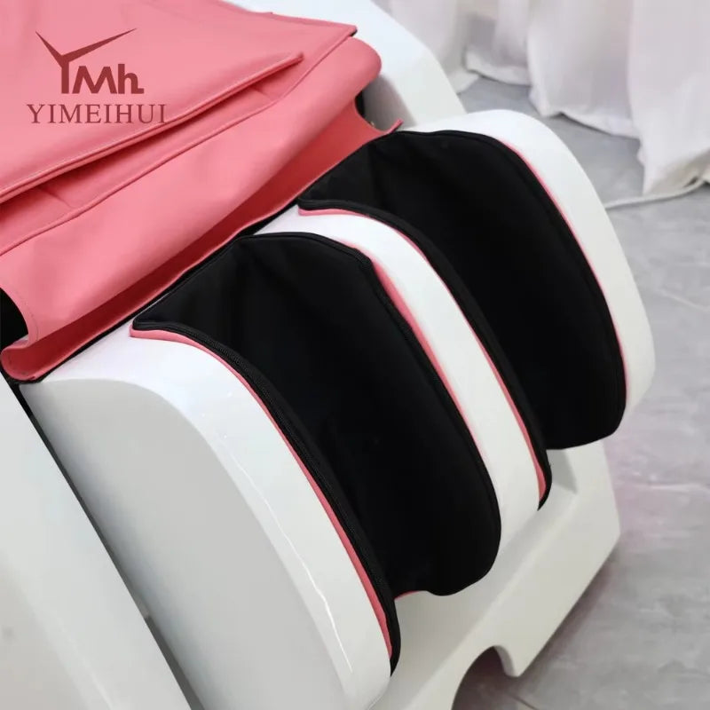 Friseursalon-Möbel Kopfhaut-Spa-Bett Elektrisches intelligentes 4D-Massage-Haarwasch-Wasserkreislauf-Shampoo-Stuhl mit Kopftherapie