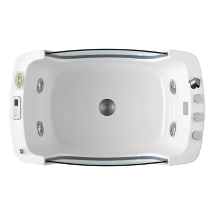 2026 Pet Series Massage Spa Bath Tub Adjustable Removable Transparent Acrylic Bathtub