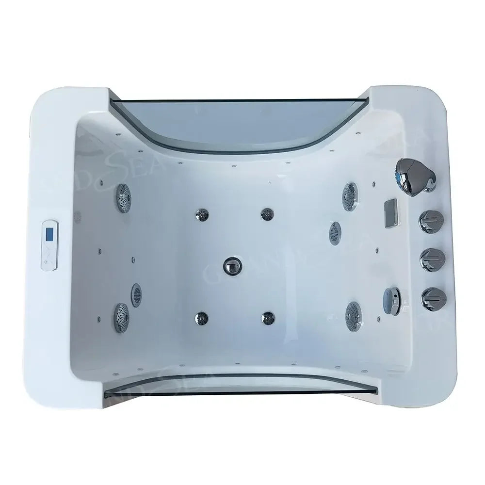 Freestanding Installation Baby Spa Equipment White Bathtub for Children and Kids Baby Soaking Bathtub