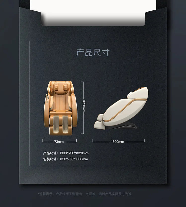Ganzkörper-Smart-Massagesofa, vollautomatisch, multifunktional, Deluxe, Zero-Gravity-Massagesessel