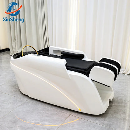 Factory Hair Salon Shampoo Bed Head SPA Fumigation Machine Electric Massage Table For Leisure Health Store Commercial Furniture
