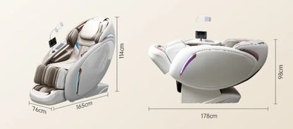 2025 Ganzkörper-Massagesessel Luxus Zero Gravity Shiatsu Elektrische Heizung SL Track 4D Massagesessel Ai Sprachsteuerung
