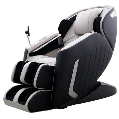 2021 4D Massagesessel Schwerelosigkeit schwarz mit Wadenmassage