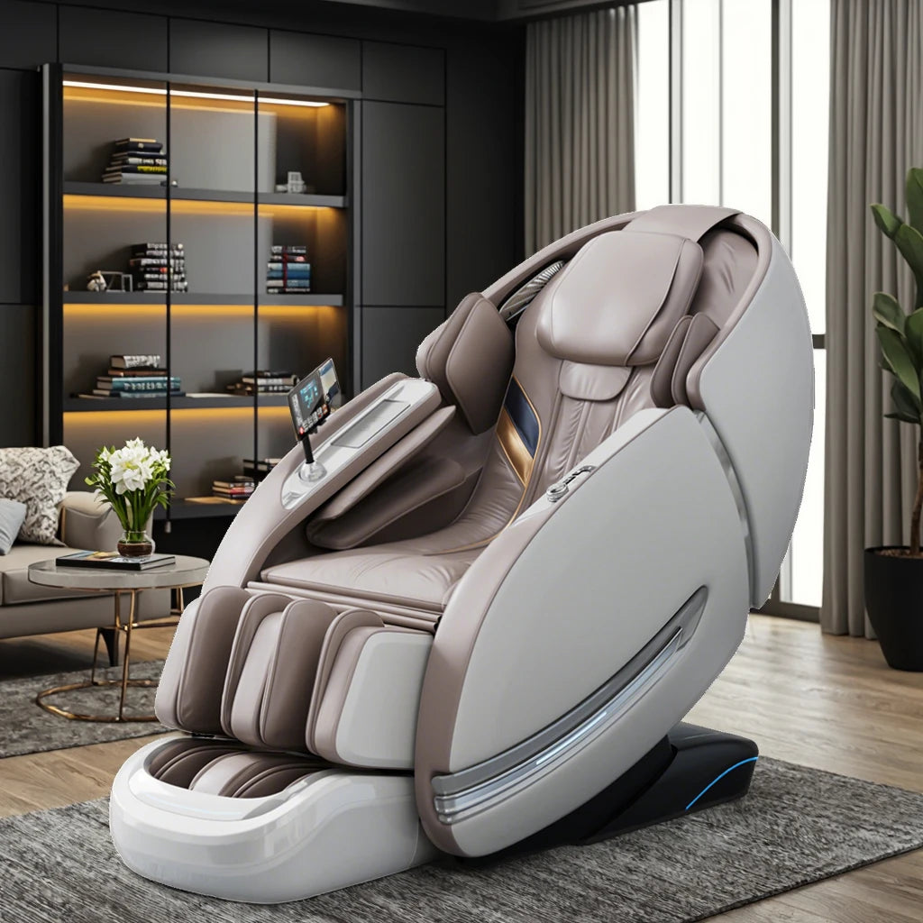 Elektrisches Fußroller-Massagegerät für Massagesessel, Touch-Liege, Ganzkörper-4D-Zero-Gravity-Massagesessel mit Heizfunktion