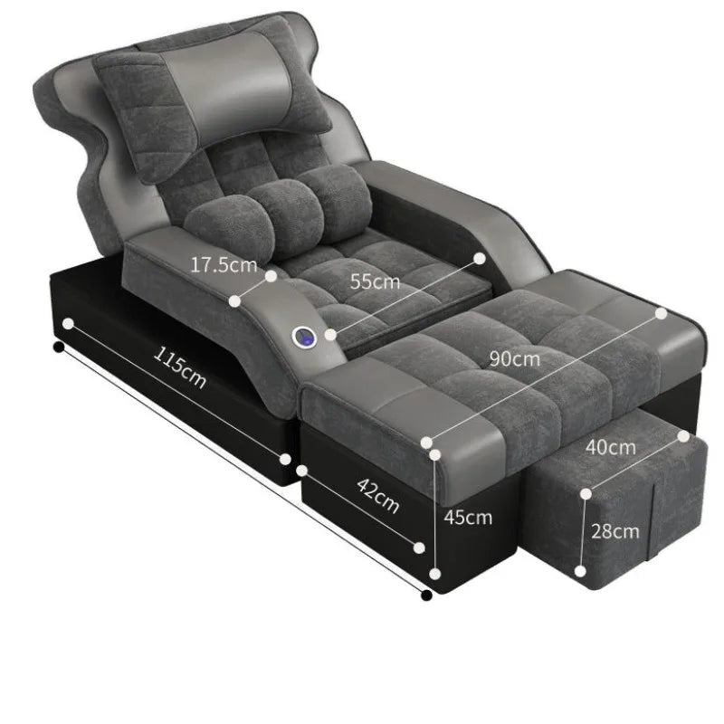 Foot massage sofa High-end electric bath bed Foot massage shop soaking and foot washing  Pedicure reclining