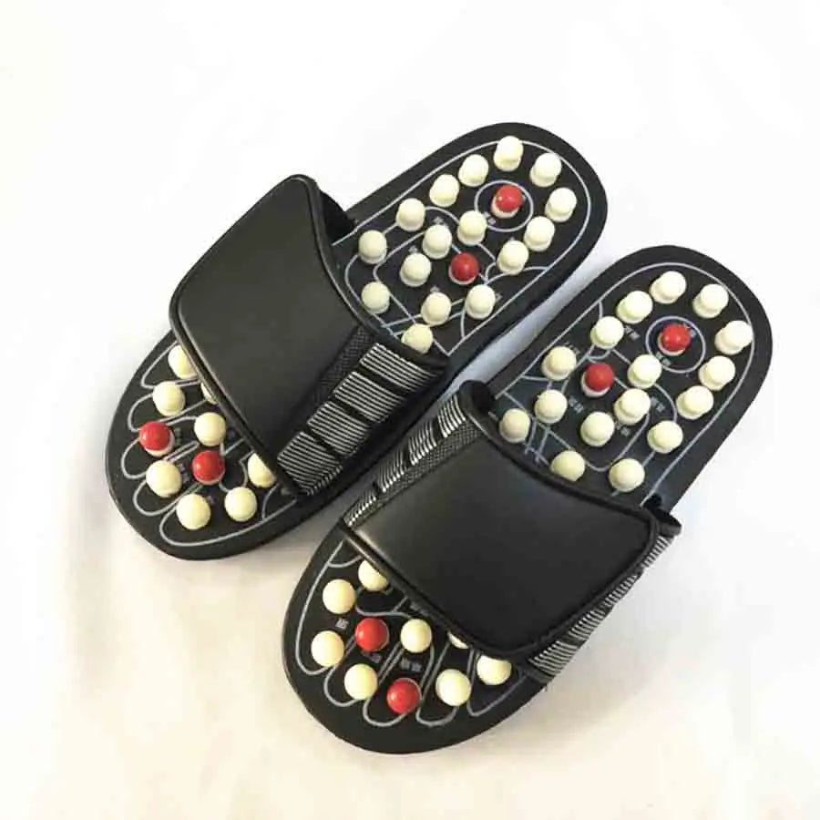 Feet Massage Slippers Foot Reflexology Acupuncture Therapy Massager Walk Stone Shoes Acupuncture Cobblestone Massageador Sandal