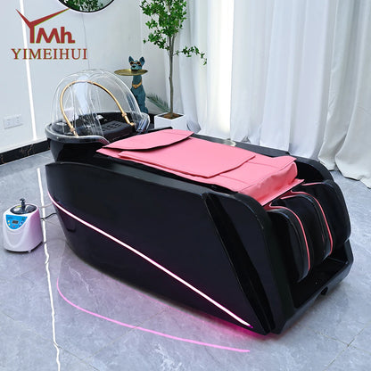 Kopf-Gesichts-Spa-Bett Luxus-Saloneinrichtung Kopf-Spa Haarwäsche Thai Kopf-Spa Massage Zirkulation Elektrisch