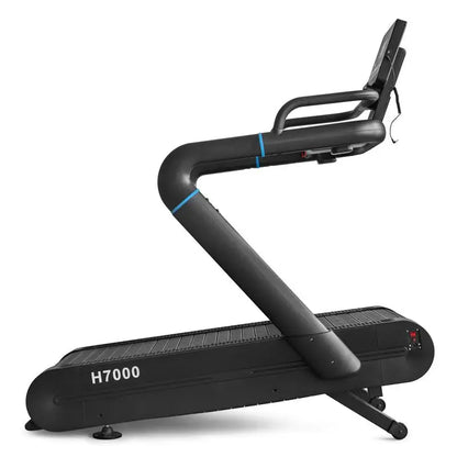 AC Motorized Crawler Treadmill Slat Commercial Treadmill  Curved Treadmill  Slat-belt Design That Reduces the Shock of Impact