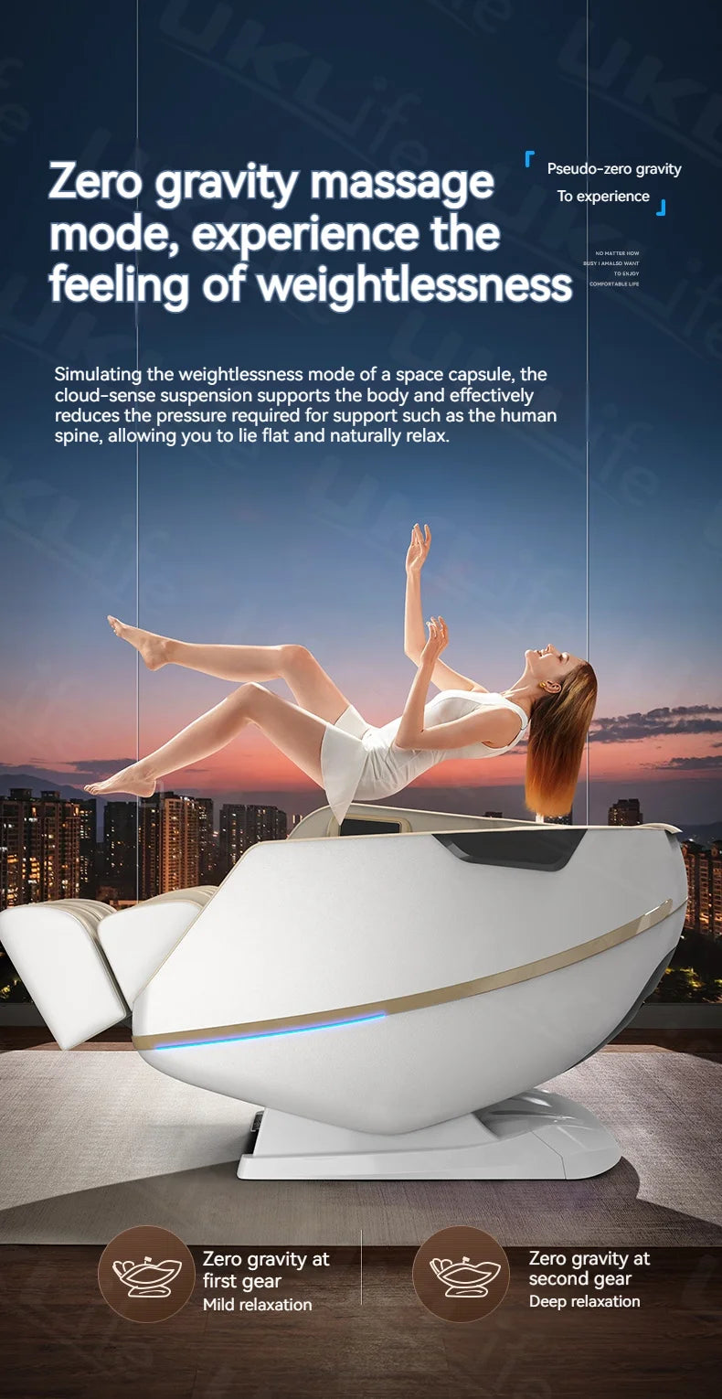 3 Year Warranty 4D SL-Track Zero Gravity full body AirBag Massager Chairs Home 3D Office Chair Luxury Electric Massage Sofa
