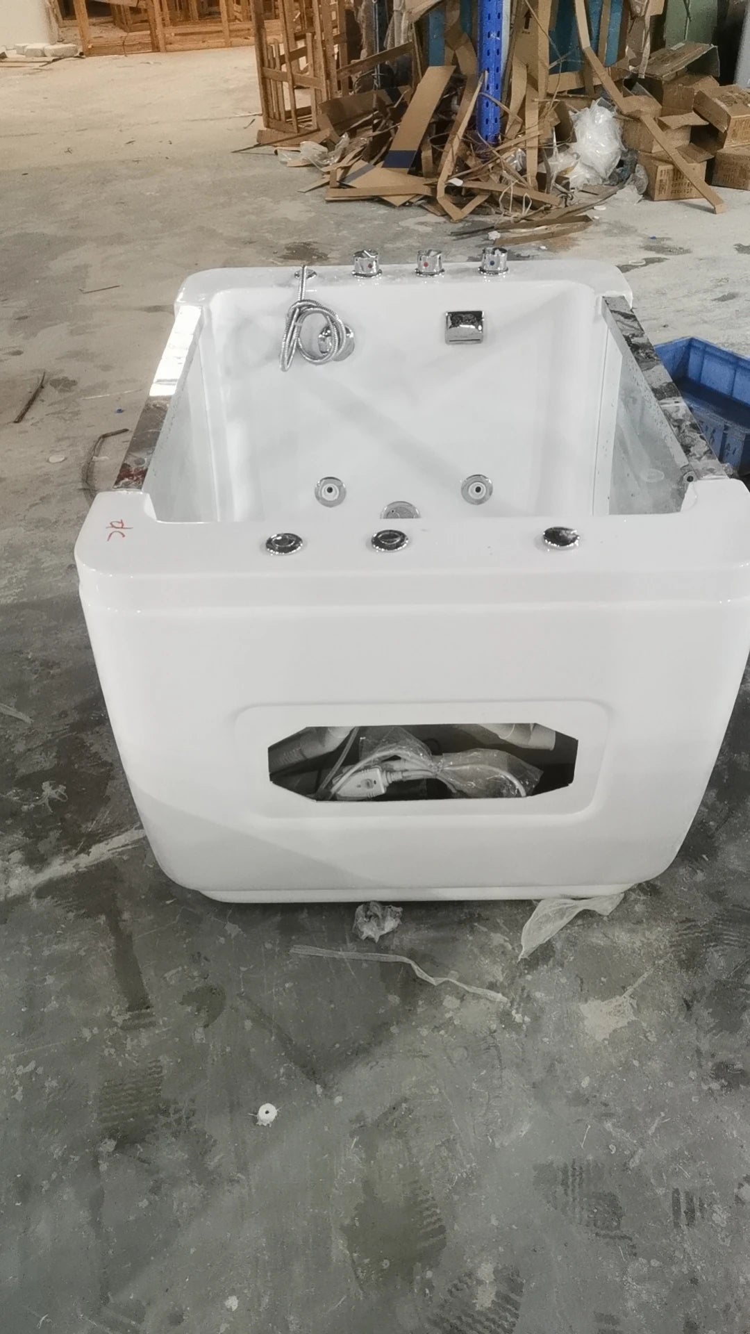 1100X850X800mm Infant Baby Portable Spa Acrylic Hydromassage Whirlpool Kids Children Bathtub NS806a