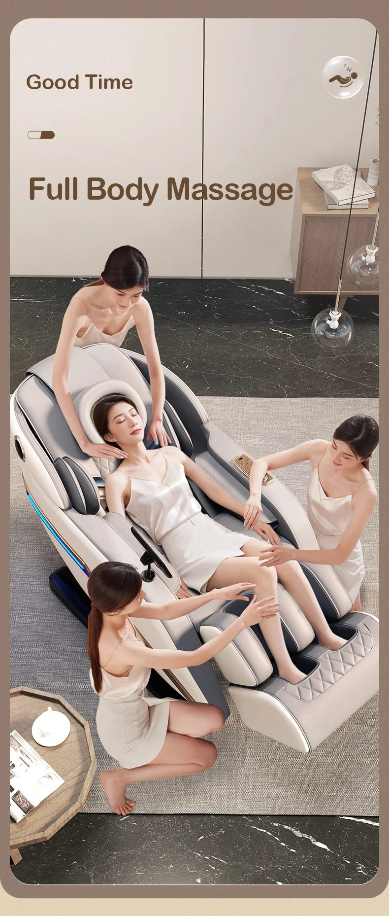 Massagesessel Home Office Fabrik Elektrische Heizung Kneten Günstigerer Preis Luxus Zero Gravity Ruhesessel Massagesessel
