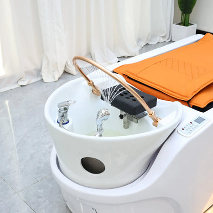 Intelligente Massage-Haarwaschliege, Massagetisch, Kopf-SPA-Salonmöbel für Luxussalons, Friseurdienstleistungen