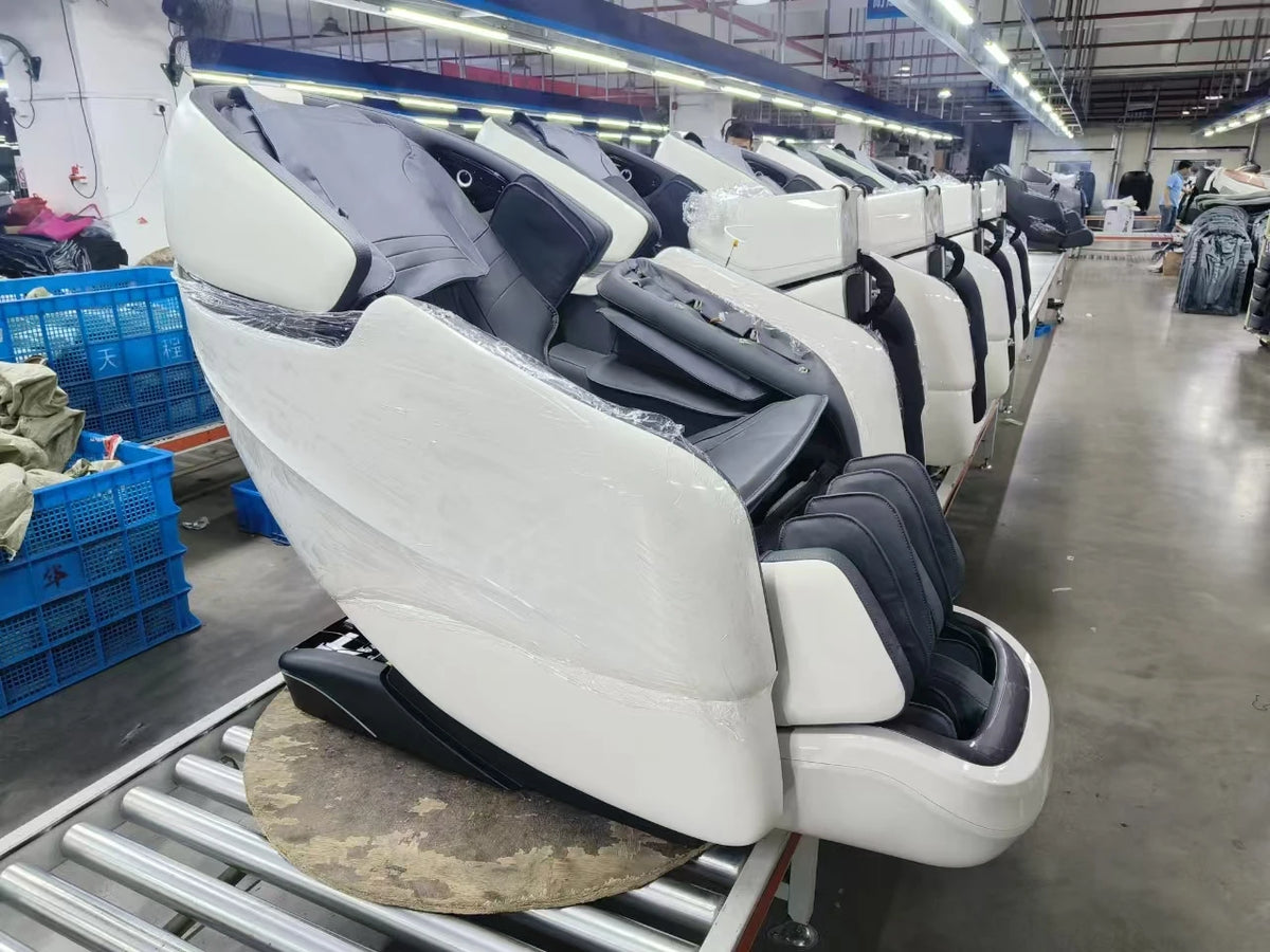 Fauteuil de massage de luxe SL avec bras robotisé, intelligence artificielle vocale automatique et fonction gravité zéro