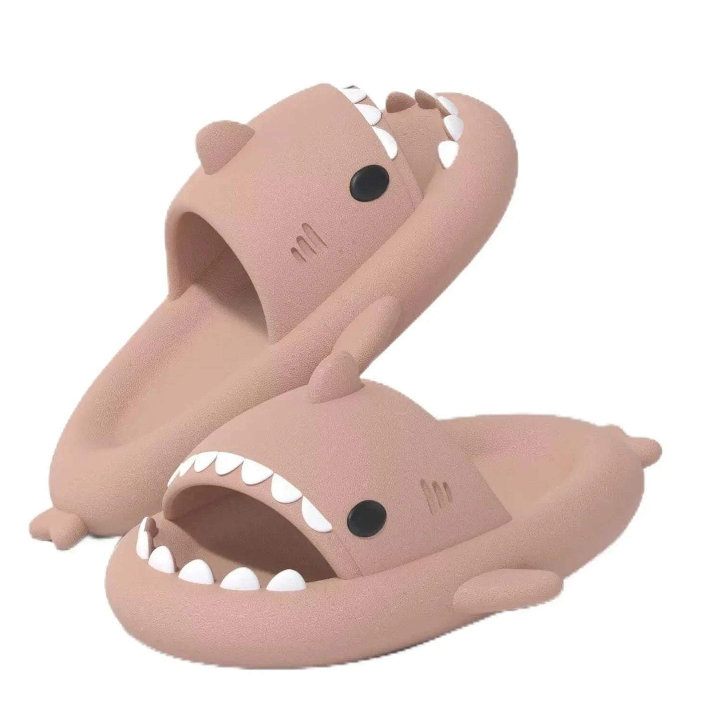 Shark Cloud Slides – Funny EVA Slippers for Women, Men & Kids