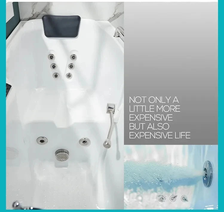 Acryl-Badewanne für Senioren, behindertengerechte Badewanne, begehbare Badewanne