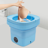 Tragbare Waschmaschine 6L 40W, faltbar, großes Fassungsvermögen, Eimer für Wäschetrockner, für Unterwäsche und Socken