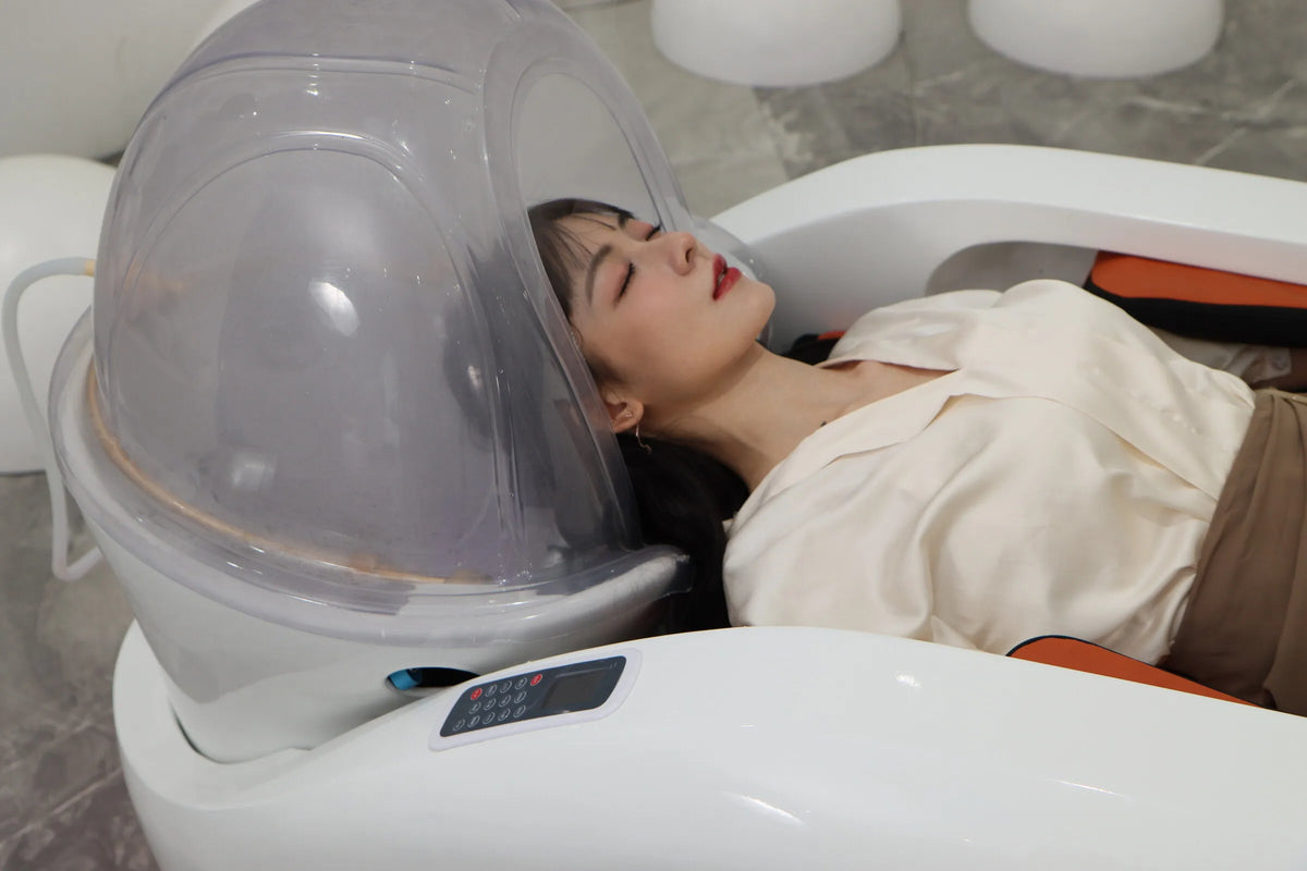 Friseur-Waschbecken für anspruchsvolle Gegenden, elektrisches Massagebett, Haarwaschbecken, Shampoo-Waschbecken, High-End-Friseursalon-Möbel
