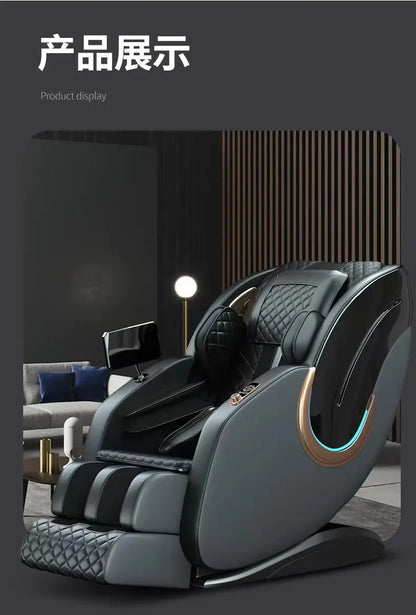 Asmt56 kommerzieller Massagesessel für Mittelalte und Senioren, vollautomatischer Zero-Gravity-Reisesessel, Home-Jade-Bewegungskabine