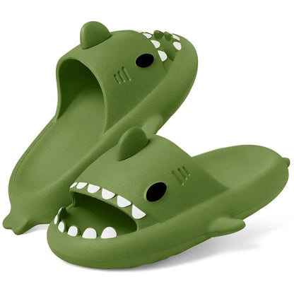 Shark Cloud Slides – Funny EVA Slippers for Women, Men & Kids