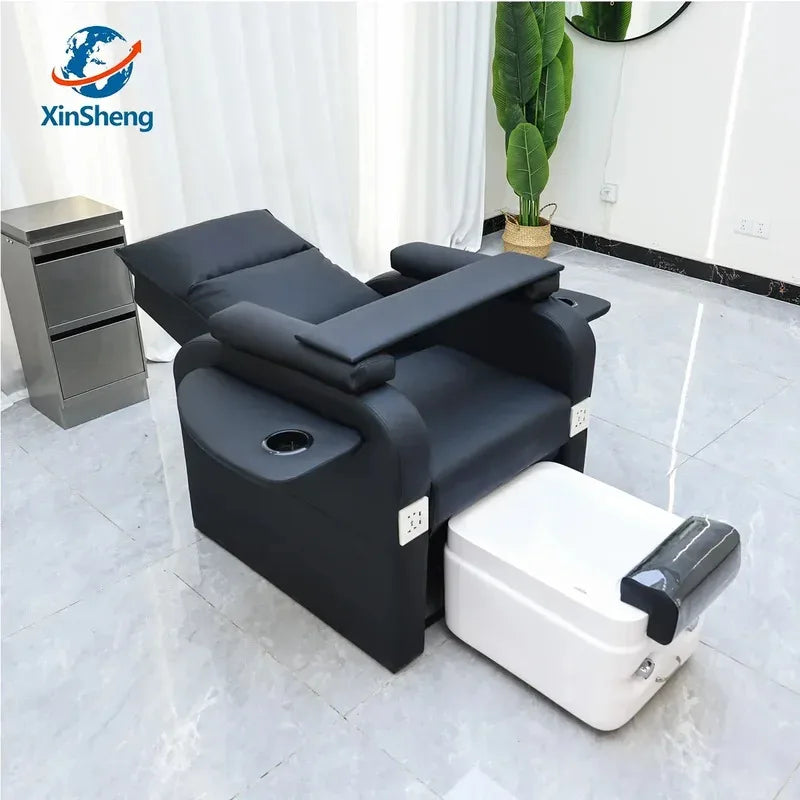XinSheng Fußbad Nagelstuhl Pedikürestühle Salon SPA Fußmassage Maniküre Möbel Sofa Material Rückenlehne Elektrische Hebefunktion2026