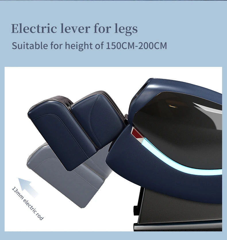 3D-Manipulator Smart Screen Touch Sl Track Ganzkörpermassage Schwerelosigkeit Elektrischer Relaxsessel Massagesessel