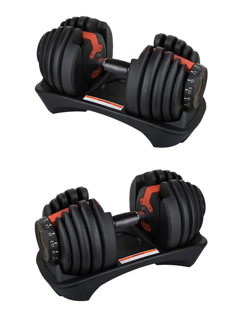 24KG Dumbbells Rubber Iron Adjustment Multiple Weight Dumbell Cheap Adjustable Dumbbells Home fitness equipment