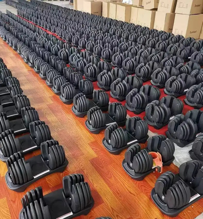 Factory Price Wholesales 40.5kg 36kg 32kg 24kg 20kg Dumbbell Set with 2kg Increments Adjustable Dumbbell