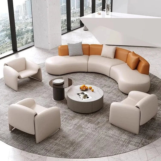 Reception & Club Exhibition Sofa Set – Modular Sofa Combination for Lounge, Office, or Exhibition Hall