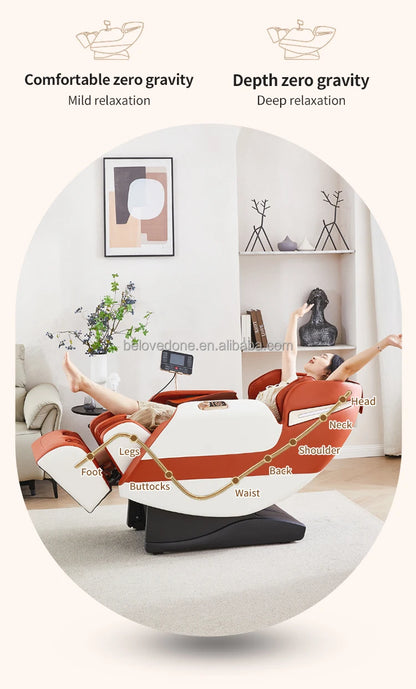 Factory Body Massager Chair Heated Smart Electric Massage Office Chair Foot Spa Body Relaxing