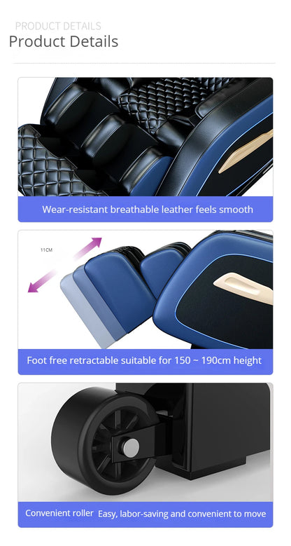 Guangdong Cheap Sl Track Full Body Shiatsu Massage Chair 8d zero Gravity Luxury Dropshipping Full Body Wholesale Ningde Mk