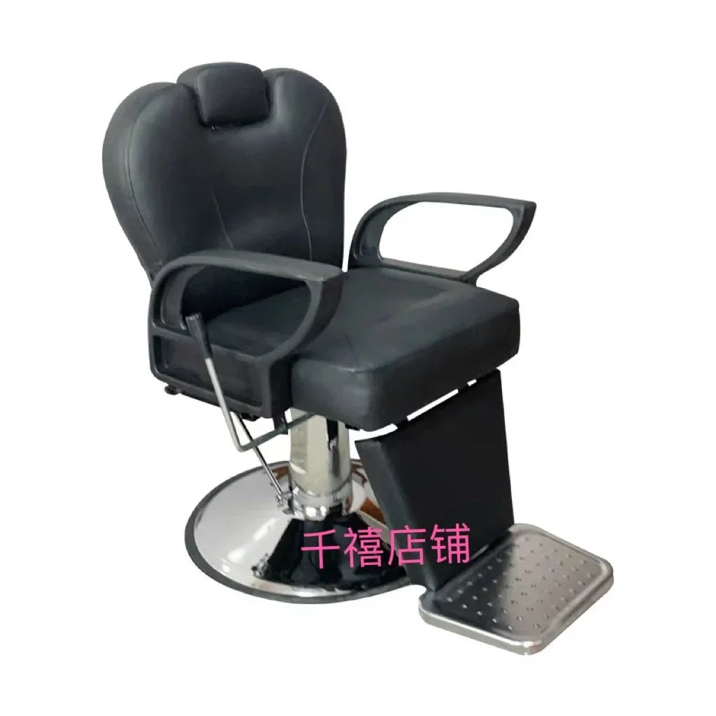 Modern Luxury Barber Chairs Nordic Vintage Lift Swivel Barber Chairs Hairdresser Comfort Commercial Furniture Sandalye FYBC