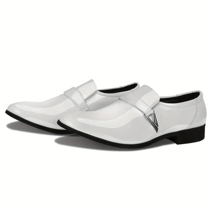 Herren Tuxedoschuhe mit spitzer Zehenpartie – legere und modische Hochzeitsschuhe