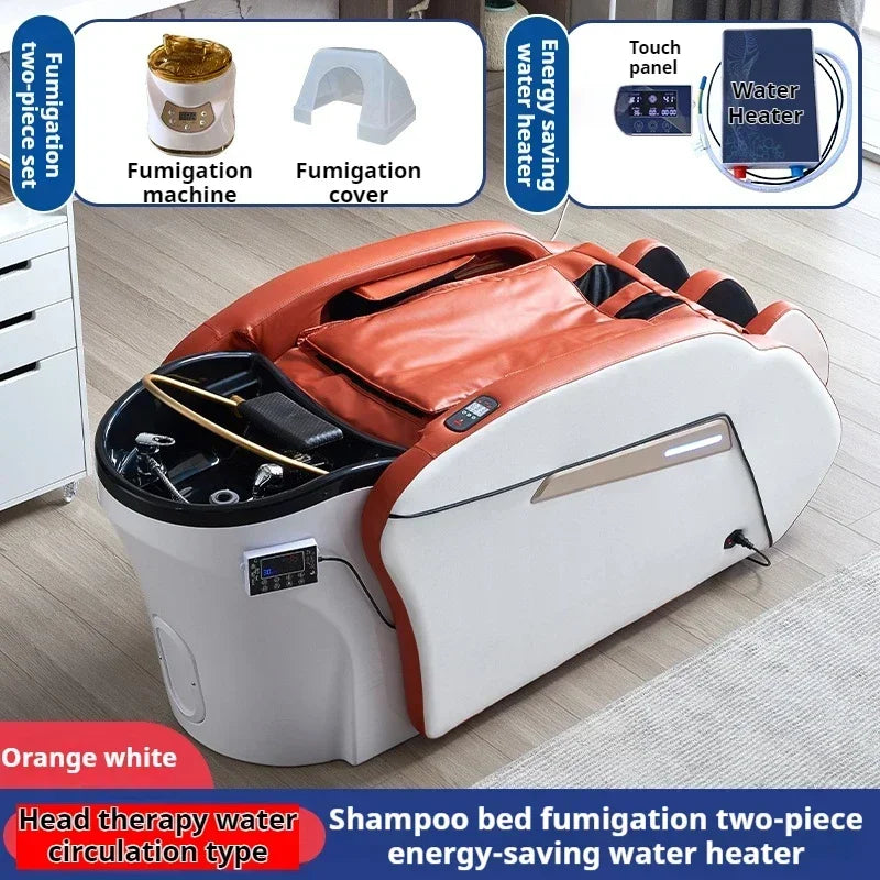Behandlungsstuhl Schönheitssalon Friseur-Shampoo-Bett Spa Vollmöbel Schale Erwachsenen-Schaukel Gamer Waschen Haar Friseurstuhl