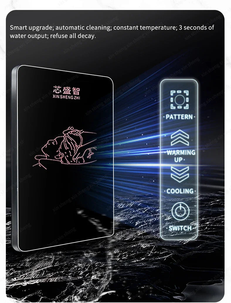 XinSheng Professionelles elektrisches Massagebett Kopf-SPA-Salon-Massagetisch Haarwasch-Räucherbetten Friseursalon Intelligente Möbel
