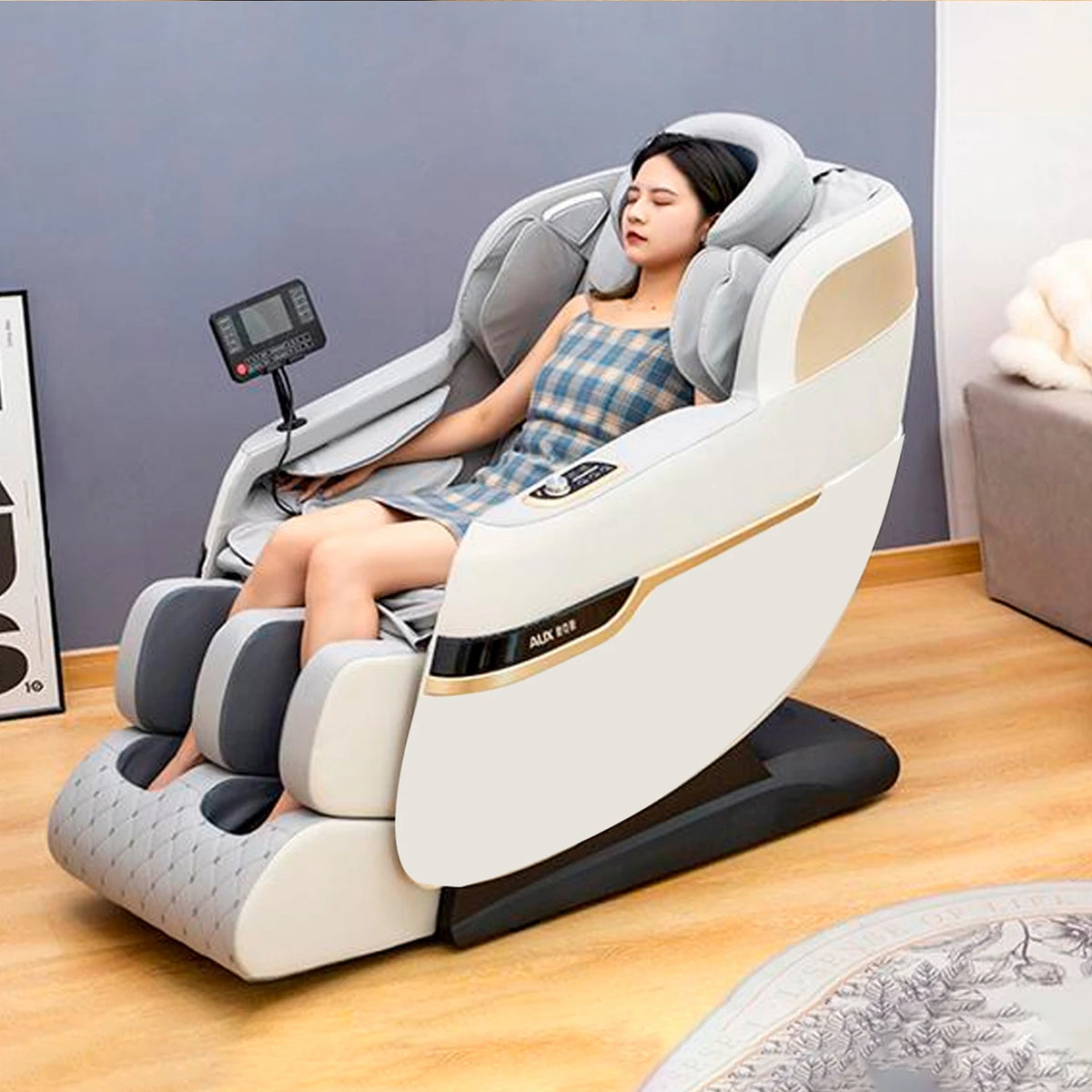 2025 new model massage chair 4d zero gravity full body AirBag Wrapped Automatic Heating Kneading Bluetooth music 3-year warranty