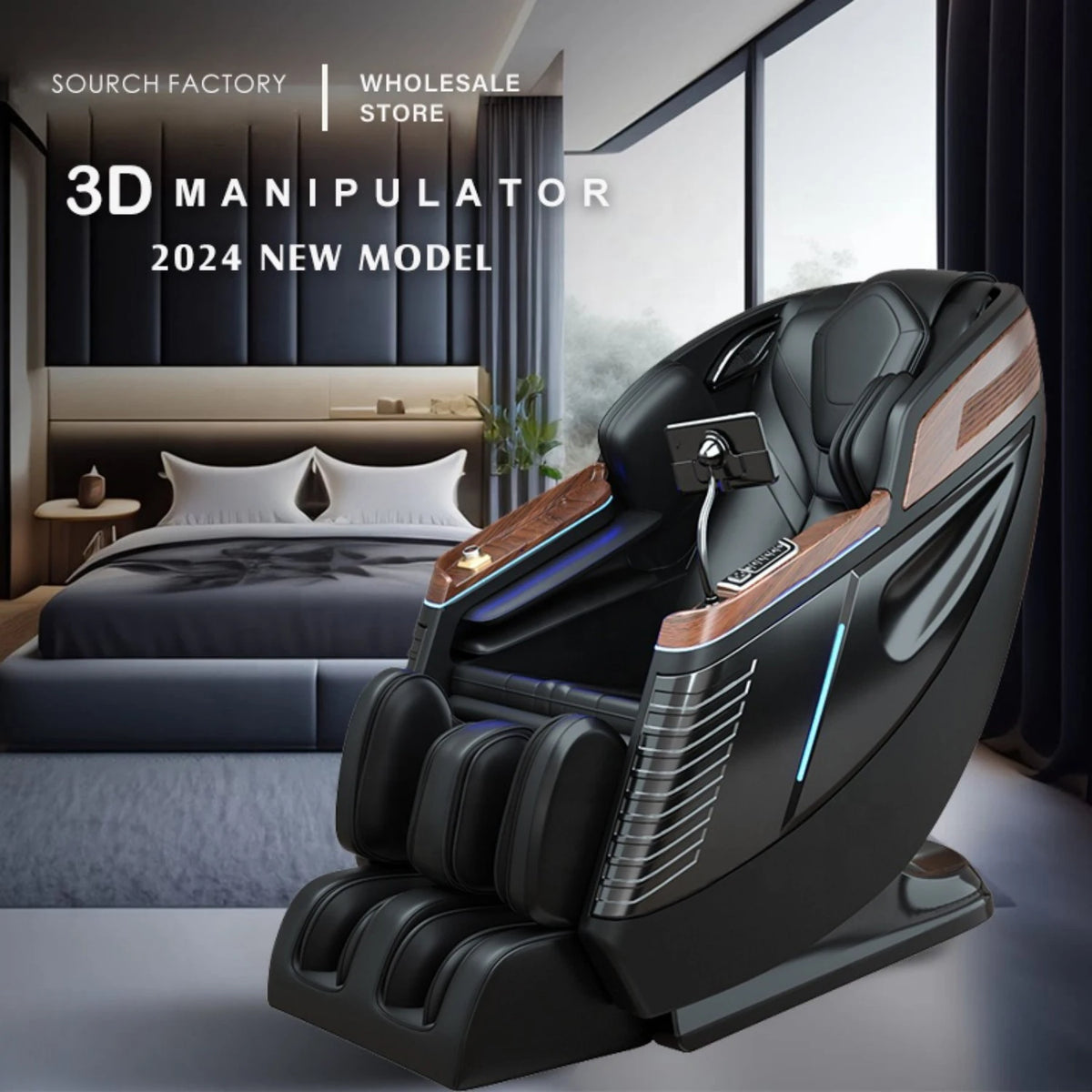 3-year warranty massaye chair 4d zero gravity Thai stretching kneading heating Bluetooth Speaker Airbags SL track massage sofa