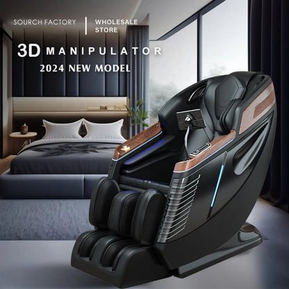 3-year warranty massaye chair 4d zero gravity Thai stretching kneading heating Bluetooth Speaker Airbags SL track massage sofa