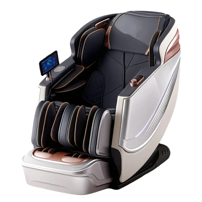 6D Smart Sensory Dual Movement SL-Track Massage Chair Thai Stretch Electric Leg Lift Leisure Sofa Zero Gravity Home Office Chair
