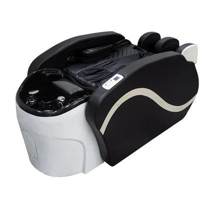 ss D Automatic Intelligent Electric Massage Shampoo Bed Barber Shop Ceramic Basin Flush Bed Hair Salon