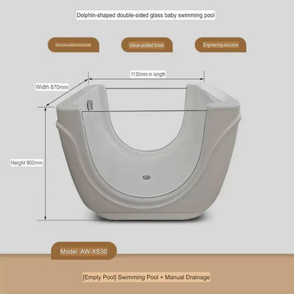 Grenzüberschreitende Acryl-Kinderbecken, Baby-thermostatische Puppenbadewanne, kommerzieller Mutter-und-Kind-Laden