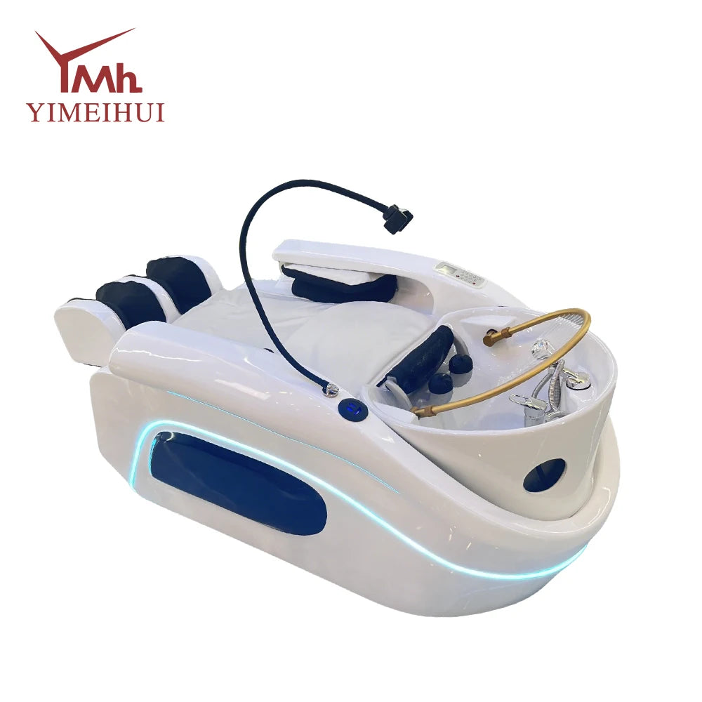 Head Spa Bed Massage Therapy Plumbing Japanese with Water tank Hair Shampoo Washing Electric Luxury Head Spa Bed