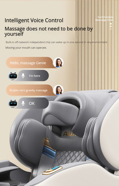 OEM Modern Shiatsu Massager Blood Circulation SL Track Full Body Luxury 4d Ai Zero Gravity Massage Chair