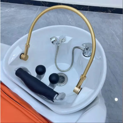 Salon Spa Liege-Haarwaschtisch Bett Elektrischer Massage-Shampoo-Stuhl mit Wasserzirkulations-Dampfer