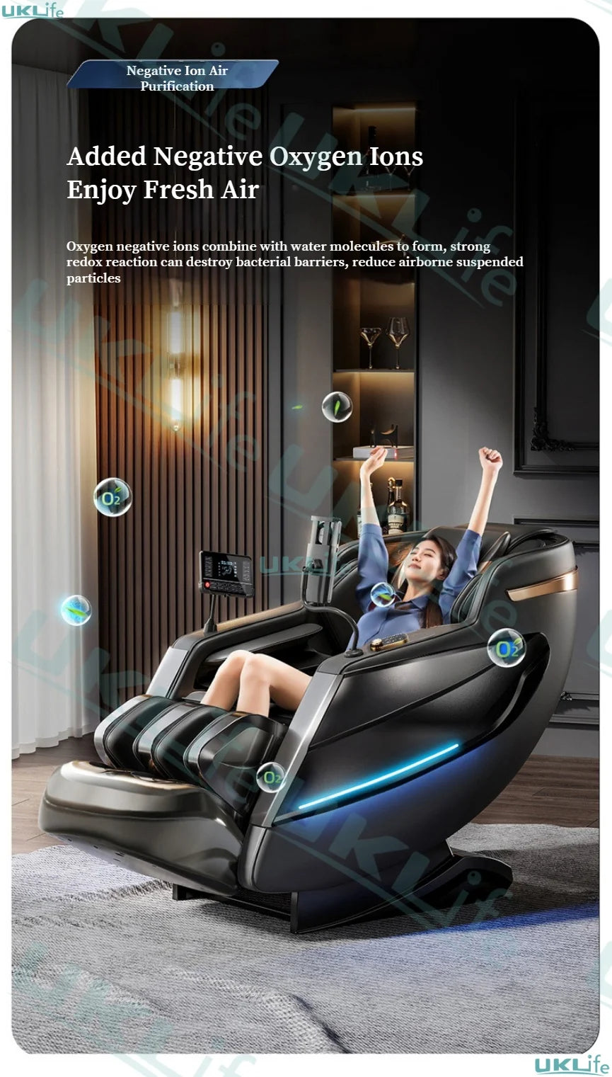 2026 MAX6D Premium Massage Chair: AI Voice, Zero Gravity, 6D Dual-Core Jade Rollers & Full Calf Massage