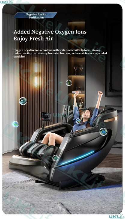 2026 MAX6D Premium Massage Chair: AI Voice, Zero Gravity, 6D Dual-Core Jade Rollers & Full Calf Massage