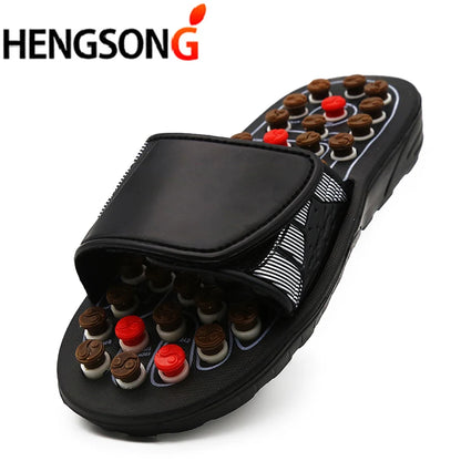 Acupoint Massage Slippers Massager Shoes For Feet Unisex Flop Health Care Rotating Feet Chinese Acupressure Home Flip